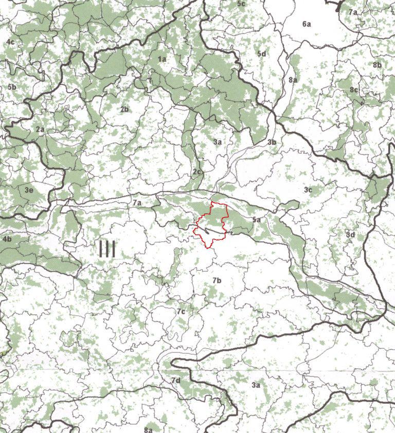 Obszar Nadleśnictwa Solec Kujawski na tle regionalizacji przyrodniczo-leśnej